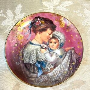 1990 cherished moments by Brenda Burke, WL Georges, fine China, Mother’s Day
